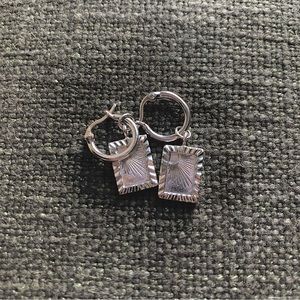 ESTÉE LALONDE RISING SUN FRAME CHARM EARRINGS